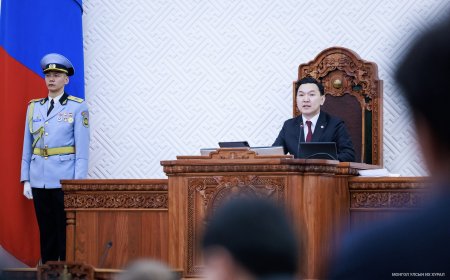 УИХ-ын дарга Н.Учралын 2026 оны хаврын ээлжит чуулганыг нээж хэлсэн үг