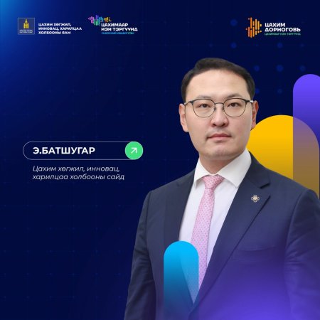 Цахим хөгжил, инновац, харилцаа холбооны сайд Э.Батшугар “Цахим Дорноговь” арга хэмжээг нээж цахимаар дэвшүүлсэн мэндчилгээ